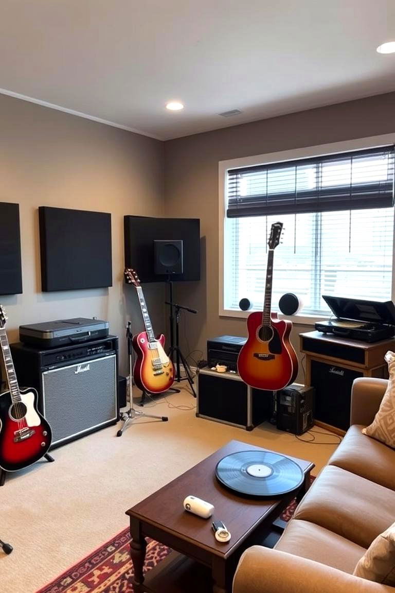 Music Studio - 24 Man Cave Ideas