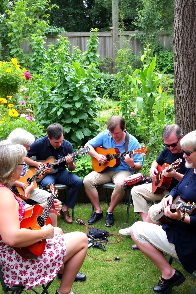 Musical Instrument Jam Session - 24 Garden Party Ideas