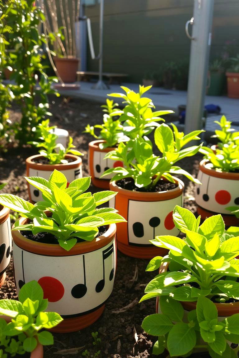 Musical Plant Pots - 24 Sensory Garden Ideas
