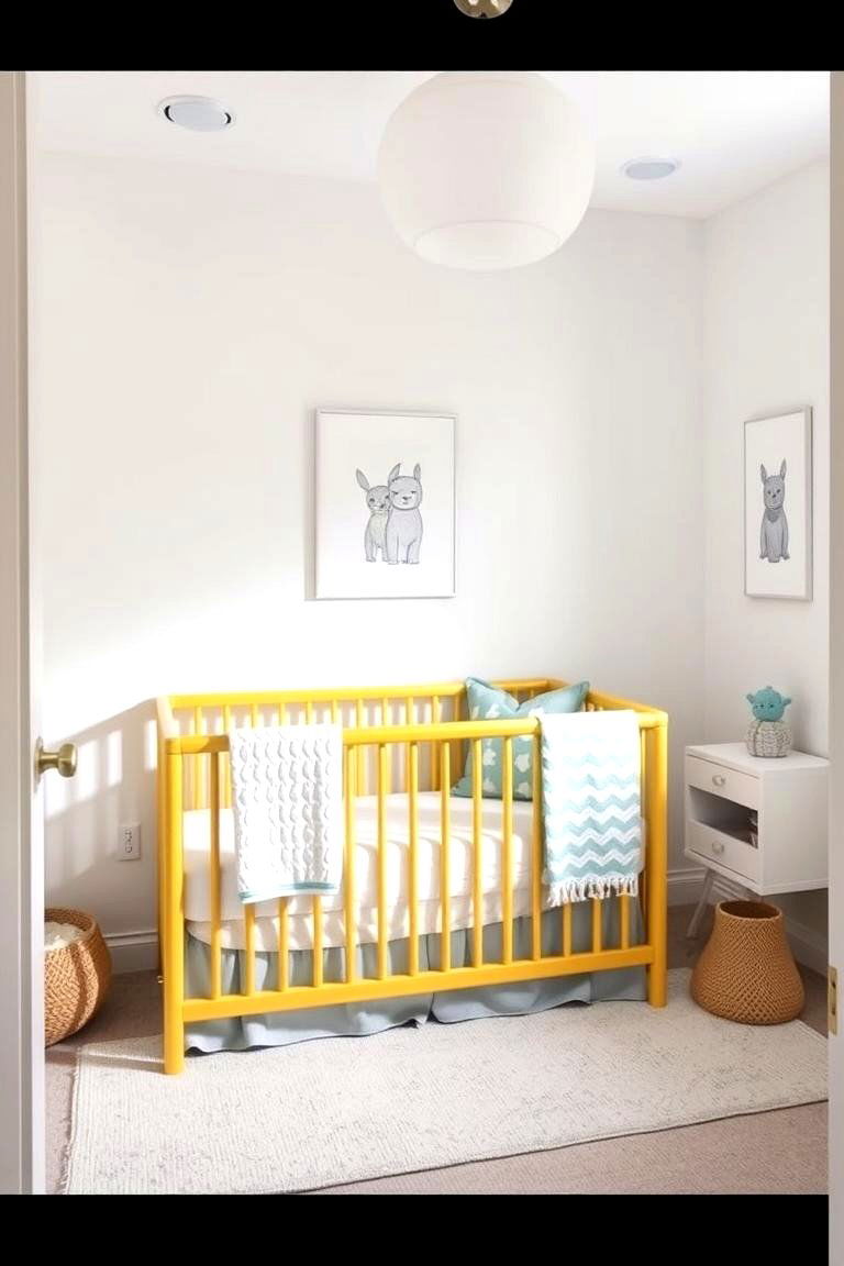 Mustard Yellow Furniture - 24 Yellow Nursery Ideas