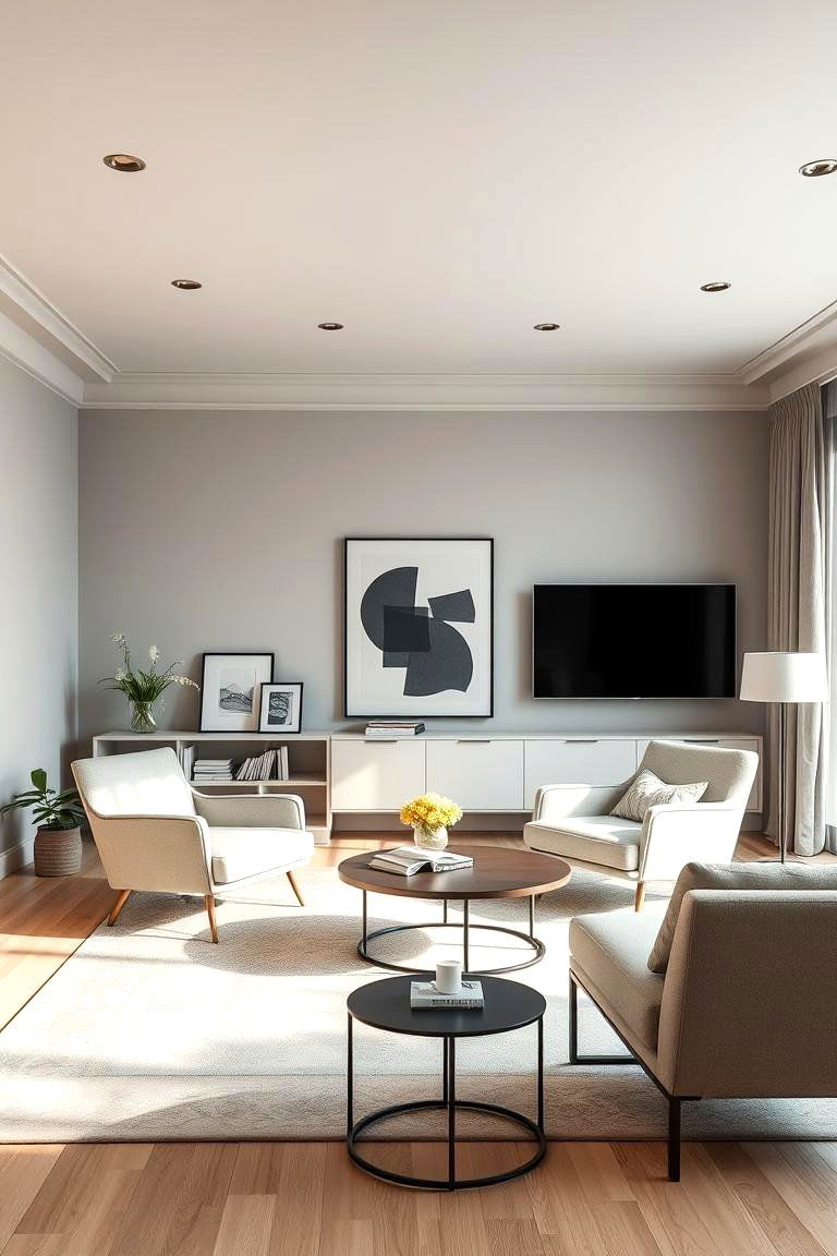 Muted Pastel Grey Sophistication - 24 Pastel Colour Ideas for Your Home