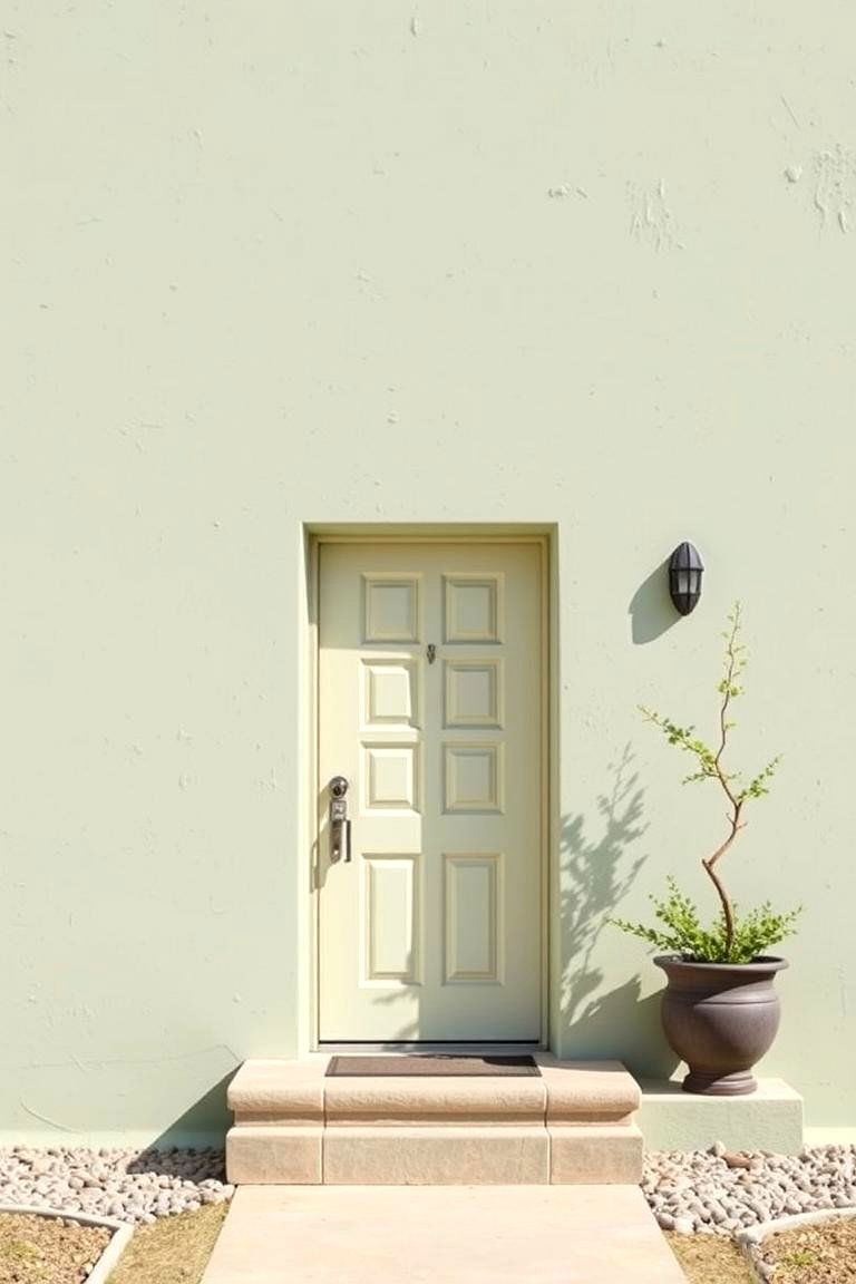 Muted Sage - 24 Stucco Colors for Home Exteriors