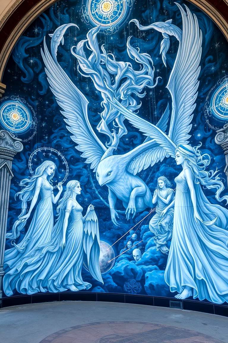 Mystic Legends Mural - 24 Texas Murals