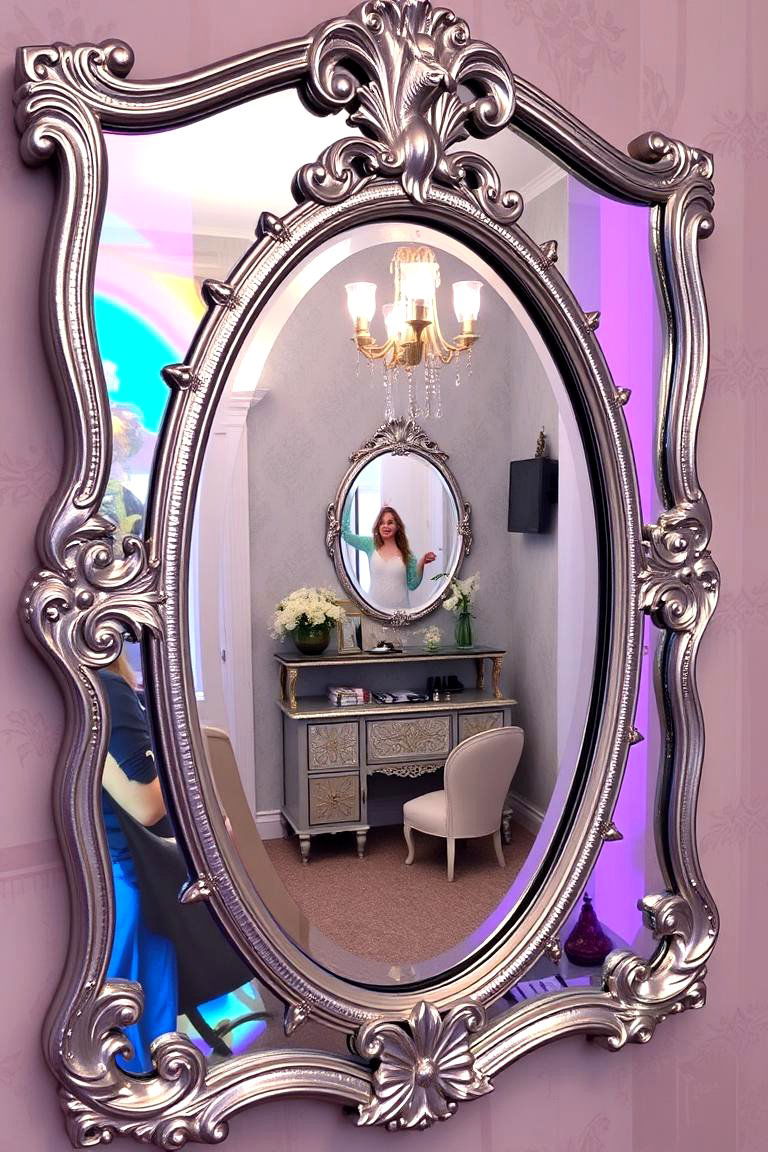 Mystic Mirror Reflections - 24 Unicorn Bedroom Ideas