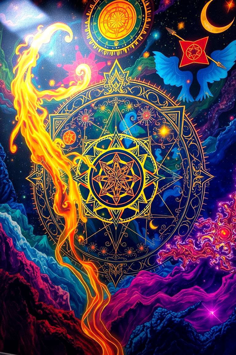 Mystical Journey - 24 Interactive Murals