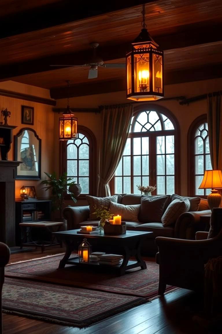Mystical Lantern Lighting - 24 Chinoiserie Living Room Ideas