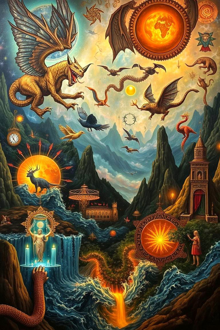 Mythical Realms - 24 Interactive Murals