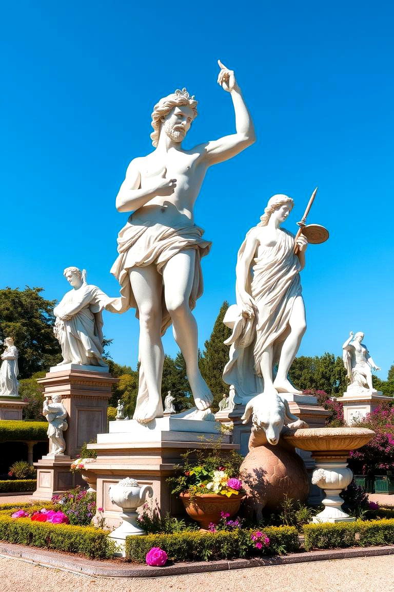 Mythological Sculpture Garden - 24 Greek Garden Ideas