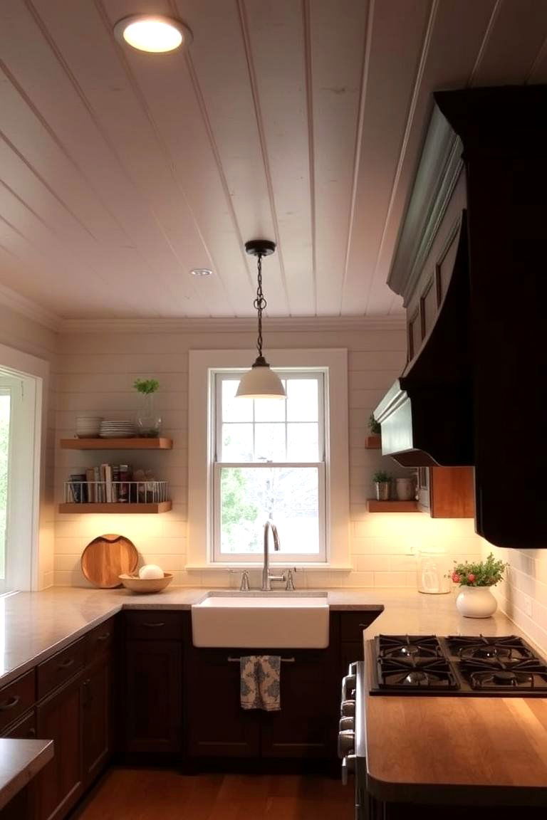 Narrow Plank Shiplap - 24 Shiplap Ceiling Ideas