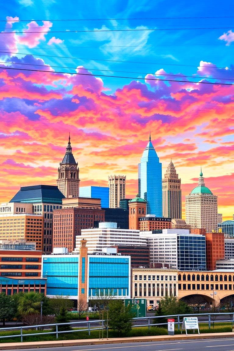 Nashville Skyline Mural on 2nd Avenue - 24 Nashville Murals