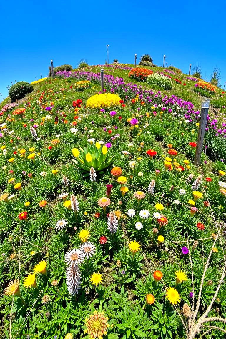 Native Flower Sanctuary - 24 Sloped Garden Ideas