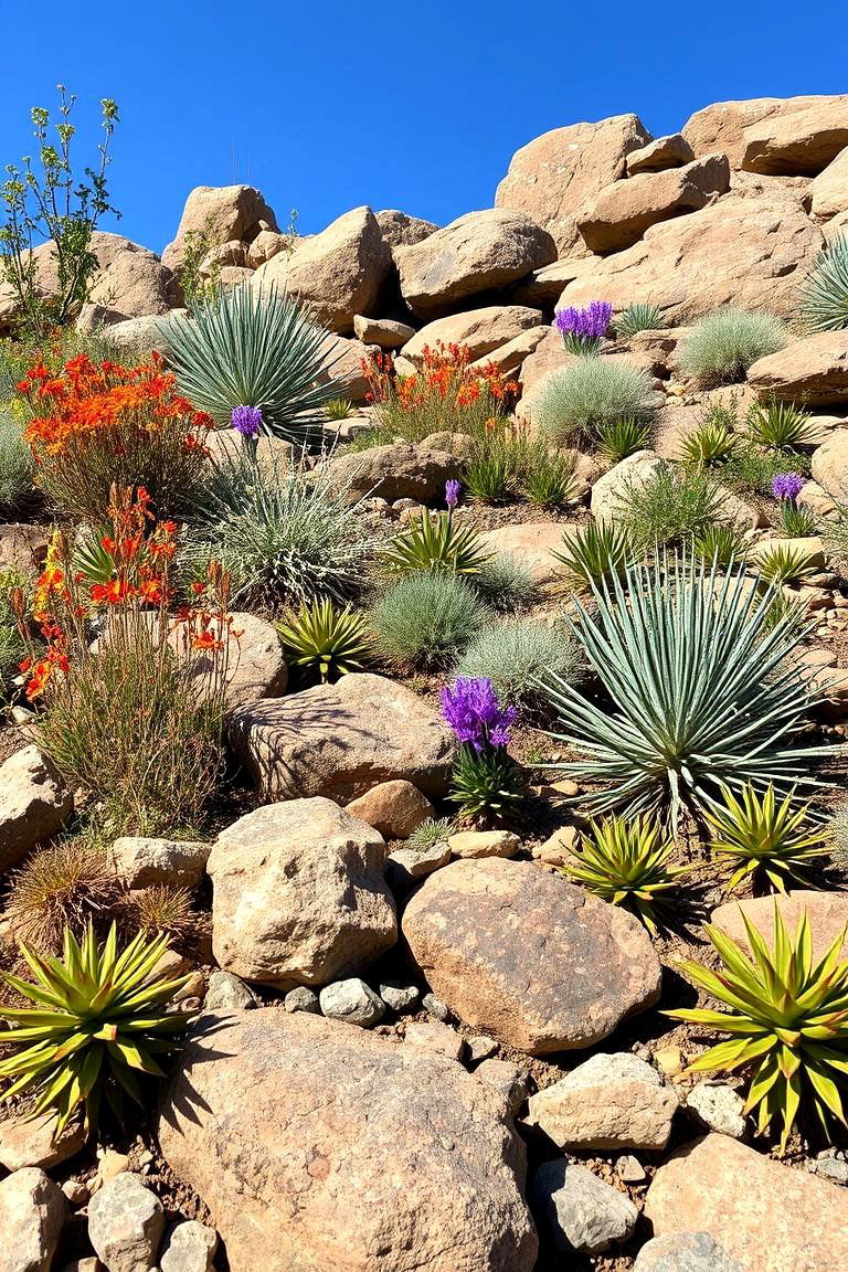 Native Plant Rock Garden - 24 Rock Garden Ideas