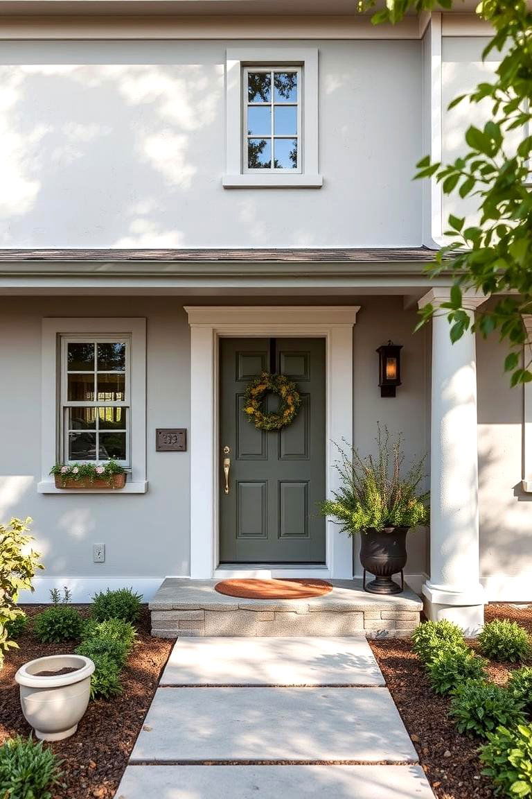 Natural Chalk - 24 Off-white Paint Colors for Home Exteriors