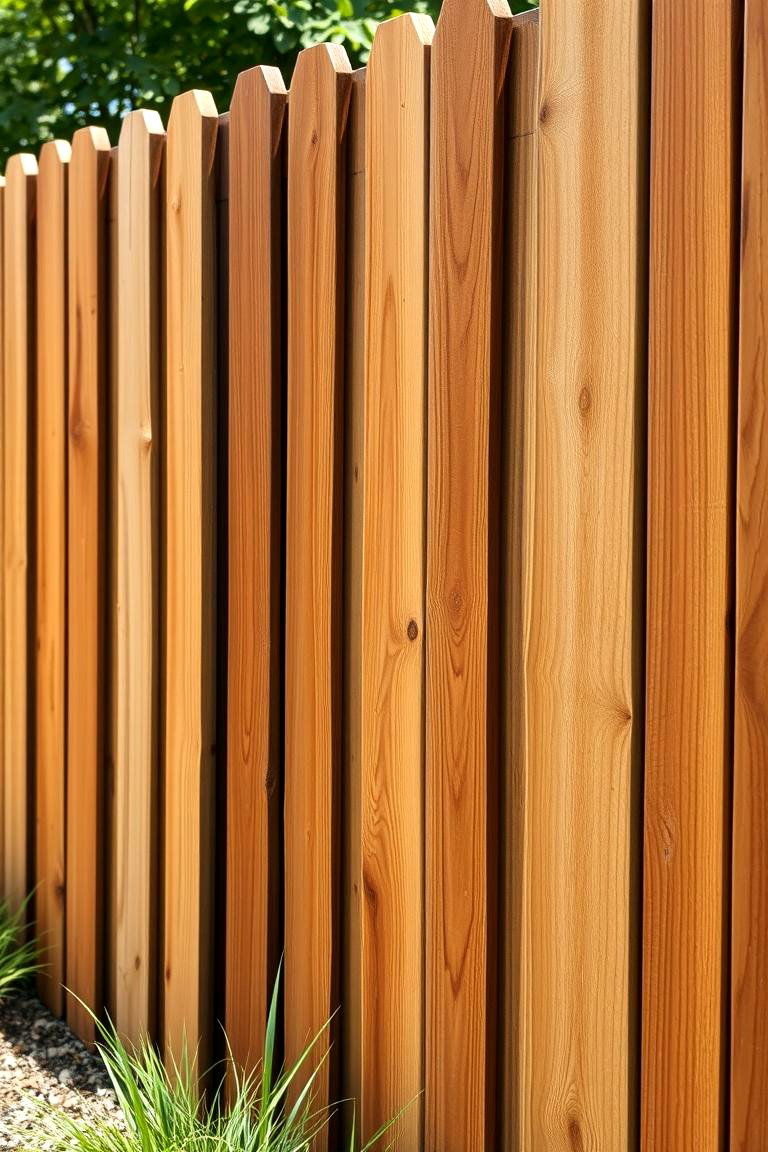 Natural Charm Cedar Fence - 24 Cedar Fence Ideas