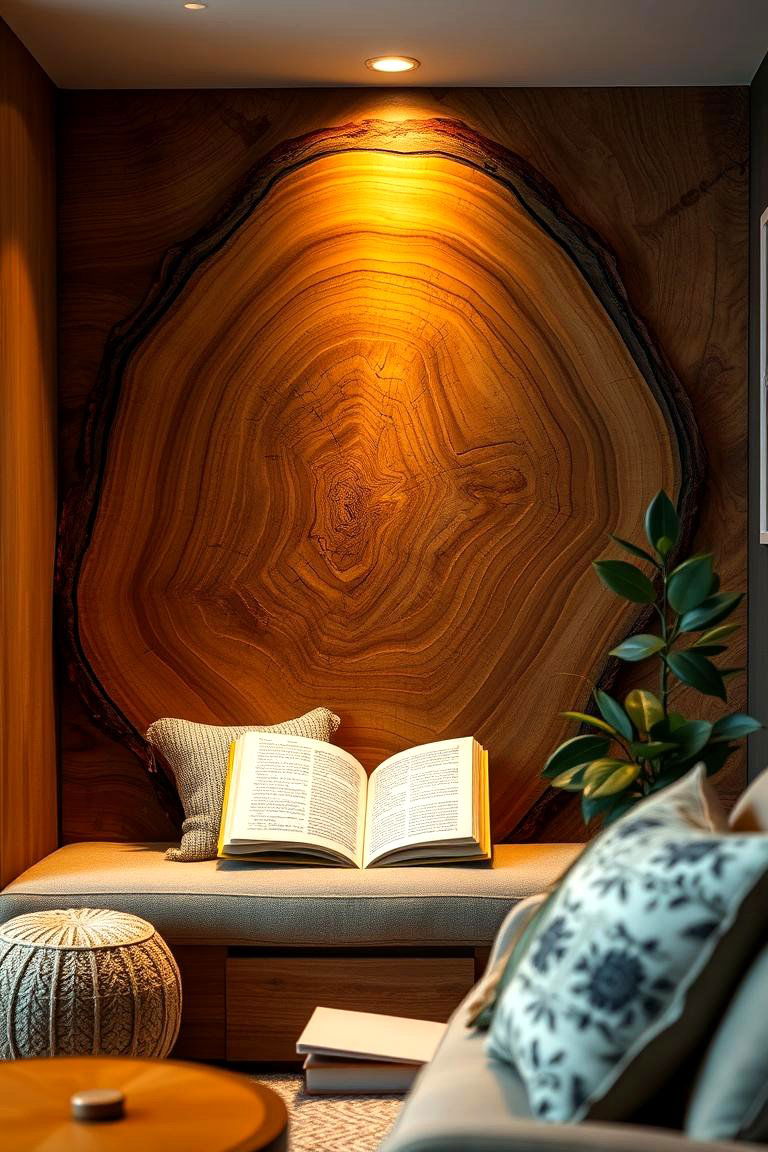 Natural Edge Beauty - 24 Wood Accent Wall Ideas