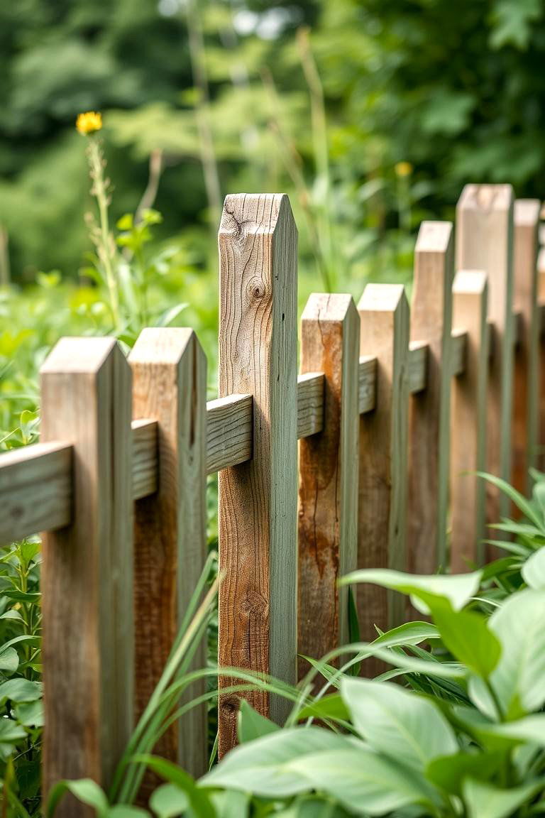 Natural Edge Board on Board Fence - 24 Board on Board Fence Ideas