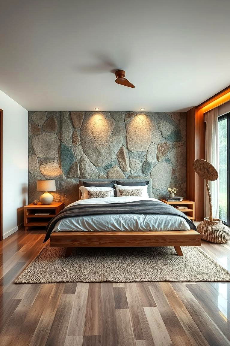 Natural Elements Integration - 24 Tropical Bedroom Ideas