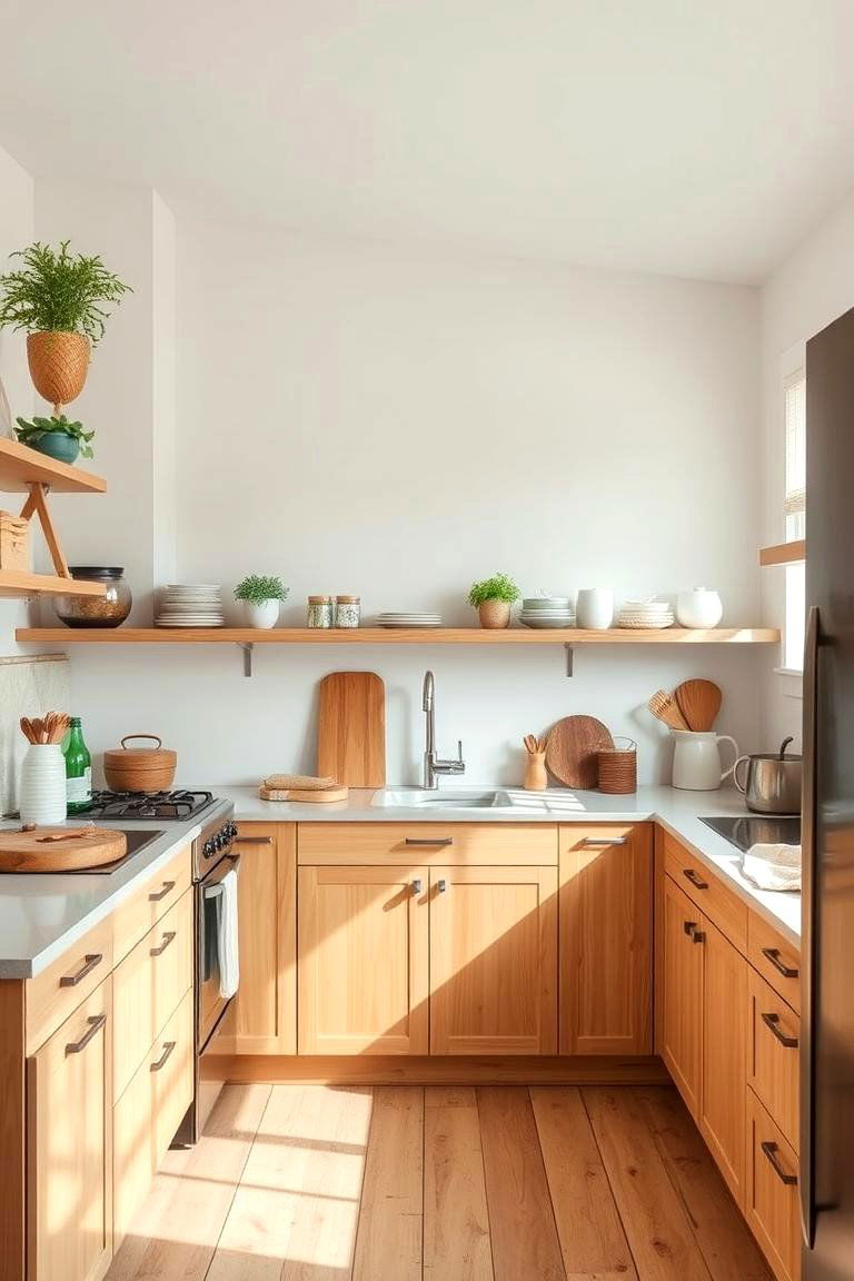 Natural Fiber Rugs - 24 Organic Kitchen Design Ideas
