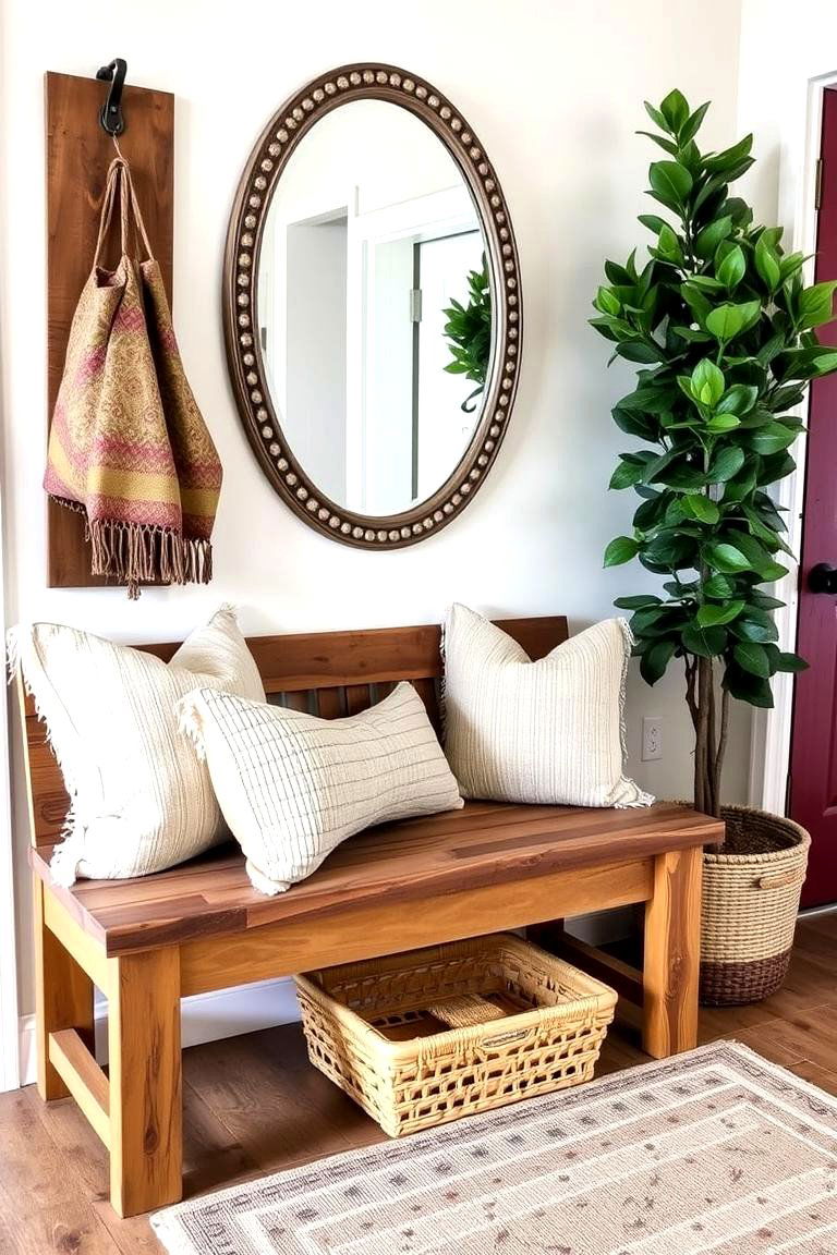 Natural Fiber Rugs - 24 Farmhouse Decor Ideas