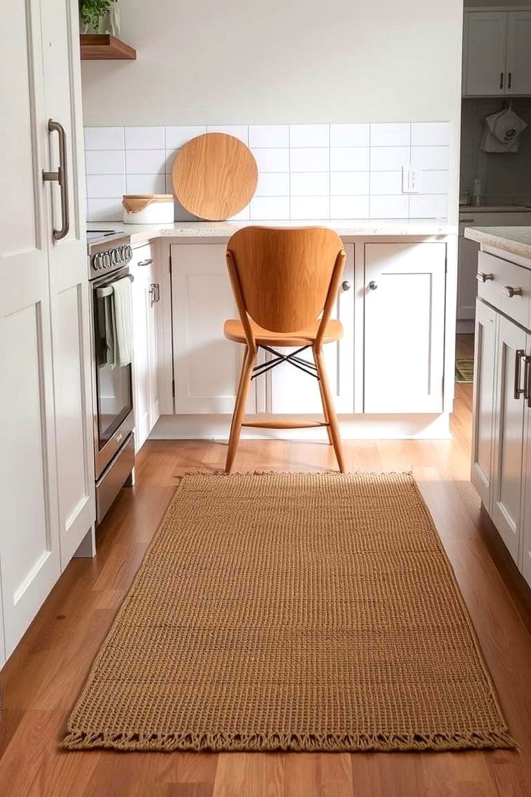 Natural Fiber Rugs - 24 Natural Kitchen Design Ideas