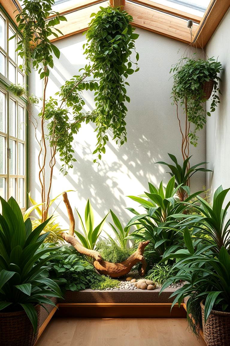 Natural Indoor Garden Box Room - 24 Box Room Ideas