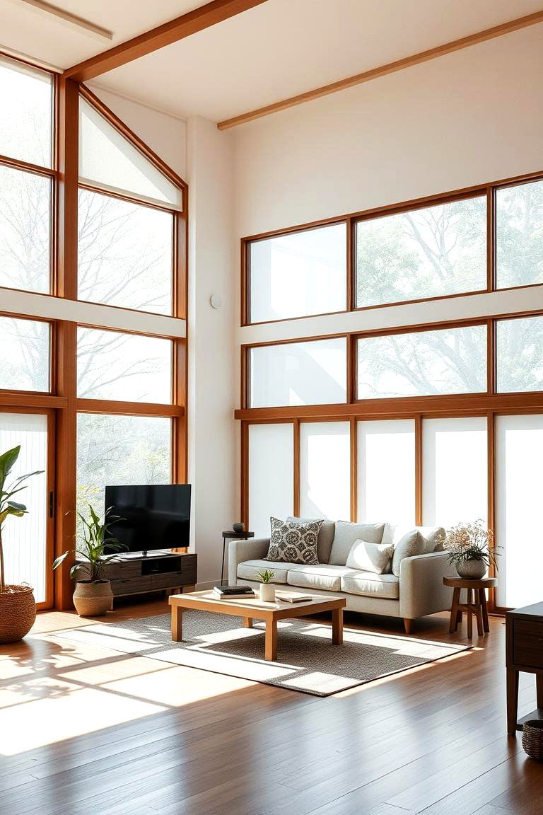 Natural Light Embrace - 24 Japanese Style Living Room Ideas