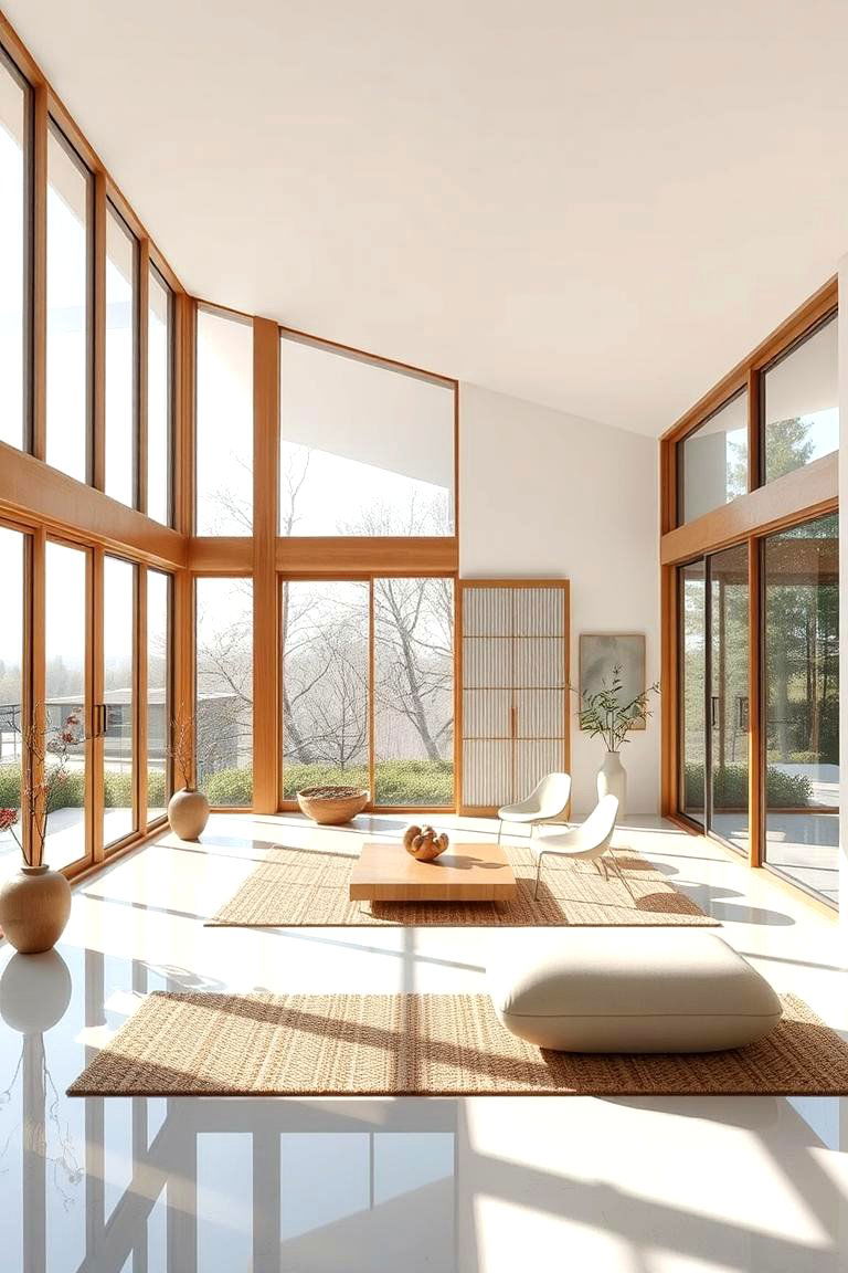 Natural Light Emphasis - 24 Japandi Bedroom Design Ideas