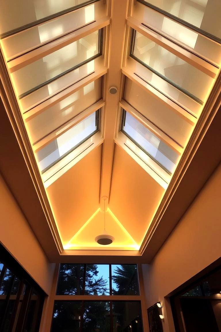 Natural Light Enhancement Techniques - 24 Vaulted Ceiling Lighting Ideas