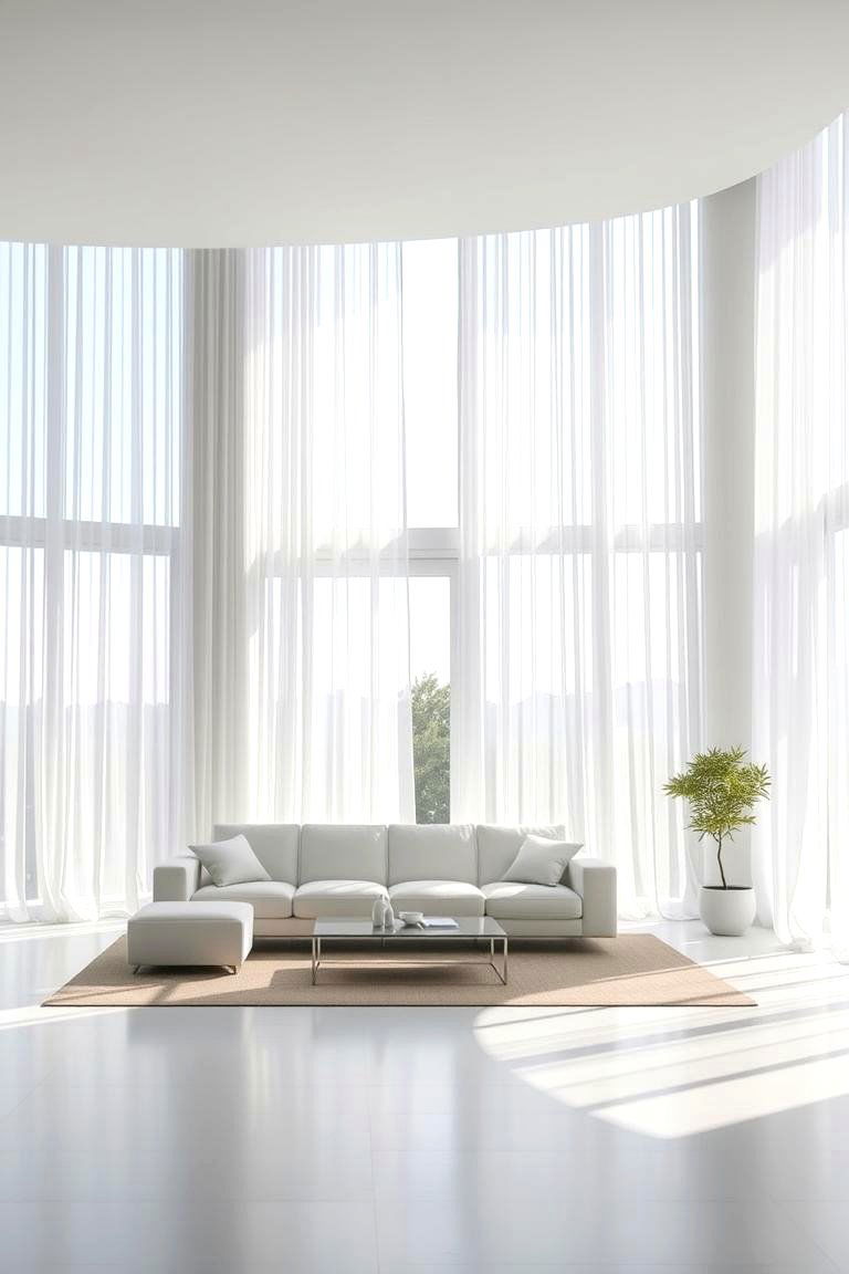 Natural Light Maximization for Vitality - 24 Zen Living Room Ideas