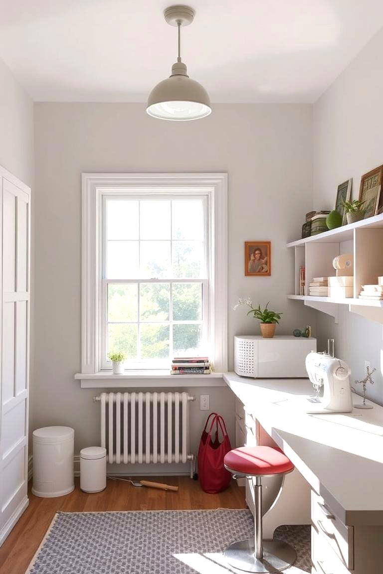 Natural Light Source Window - 24 Sewing Room Ideas