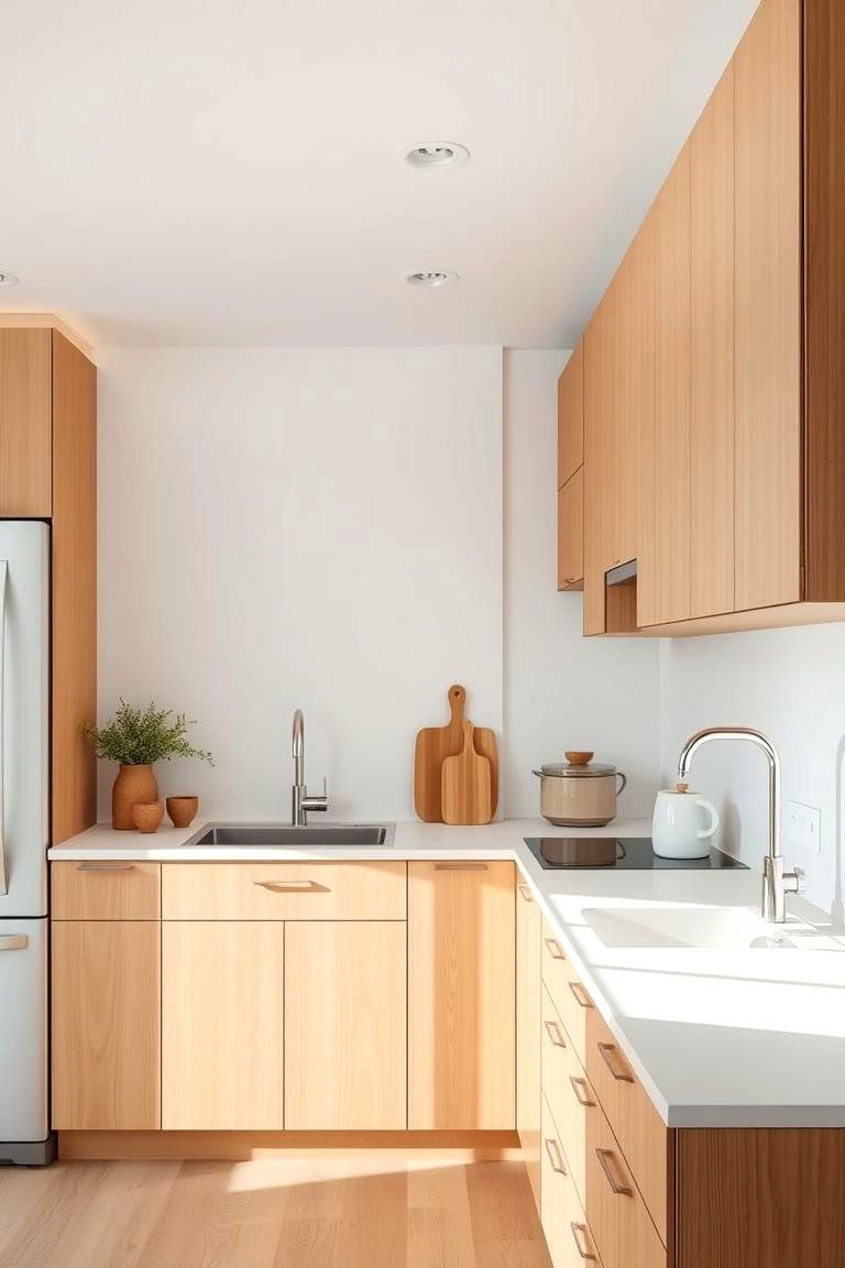 Natural Light Wood Tones Simplicity - 24 Kitchen Color Ideas
