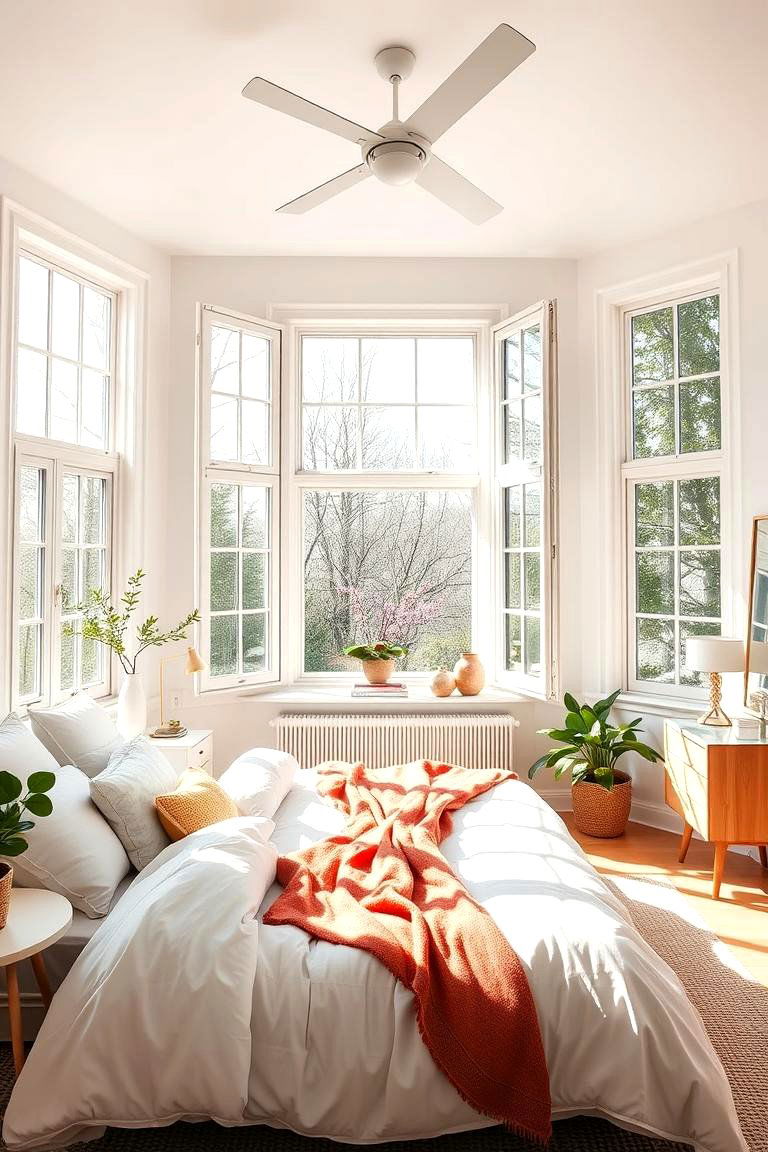 Natural Light and Open Windows - 24 Cottagecore Bedroom Ideas