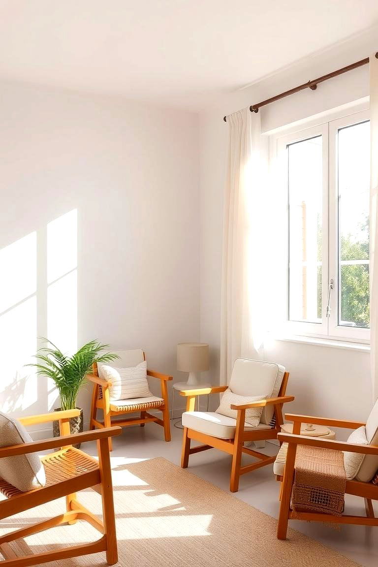 Natural Light with White and Tan Accents - 24 Neutral Bedroom Ideas