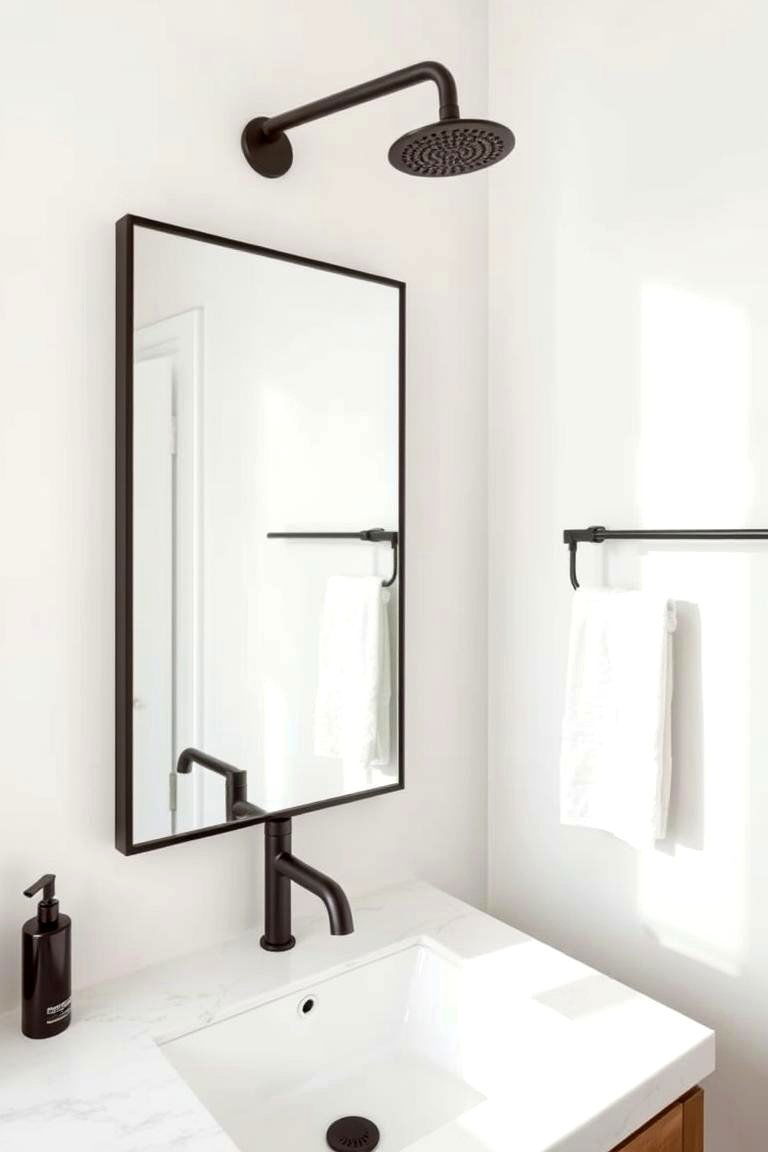 Natural Materials - 24 Minimalist Bathroom Ideas