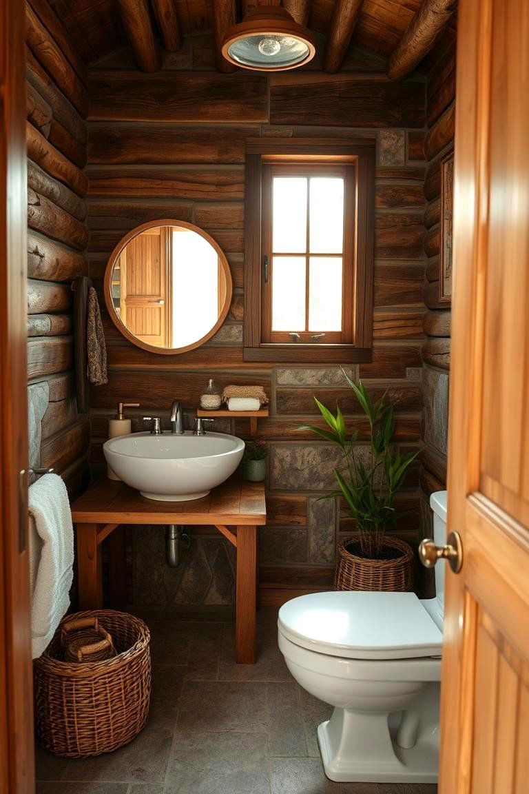 Natural Materials Embrace - 24 Spa Like Bathroom Ideas