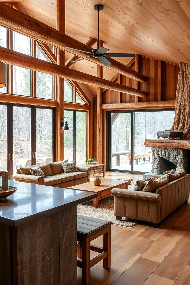 Natural Materials - 24 1990s Interior Design Ideas