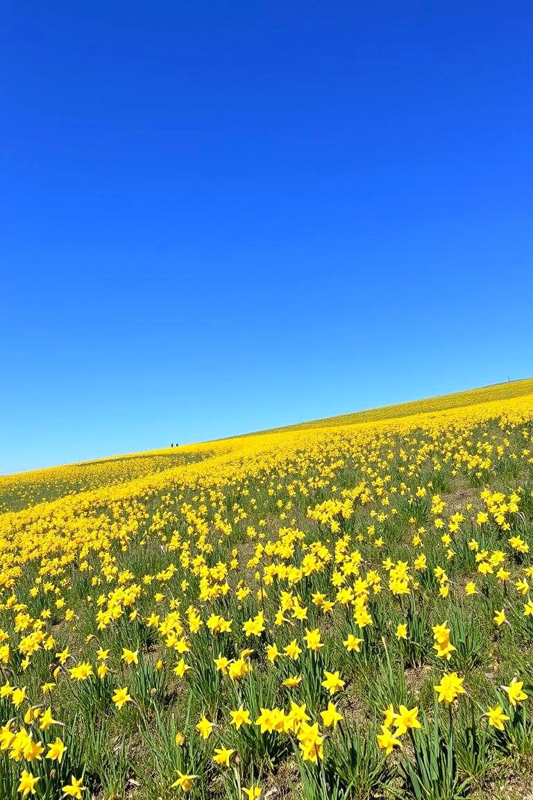Natural Meadow Daffodil Display - 24 Daffodil Garden Ideas