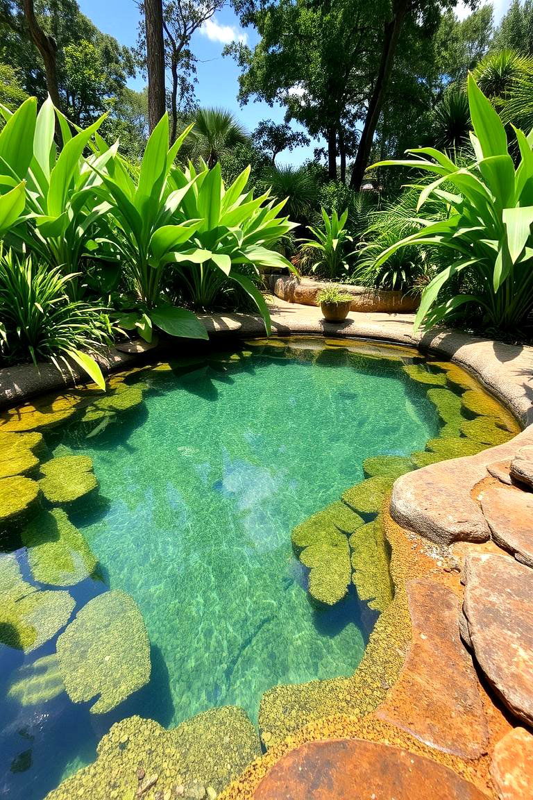 Natural Pools with Plant Integration - 24 Backyard Pool Ideas