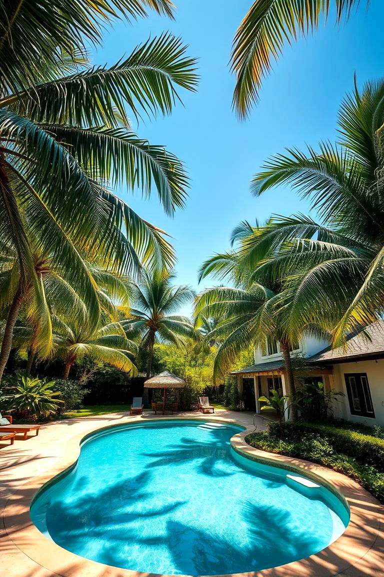 Natural Shade from Mature Trees - 24 Pool Shade Ideas