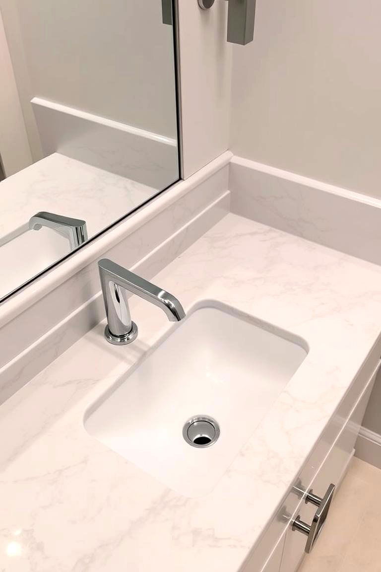 Natural Stone Accents - 24 Neutral Bathroom Ideas