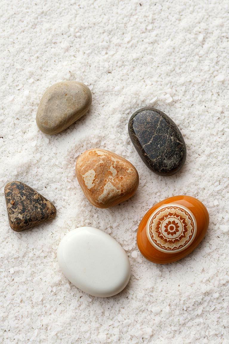Natural Stone Arrangements - 24 Zen Garden Ideas