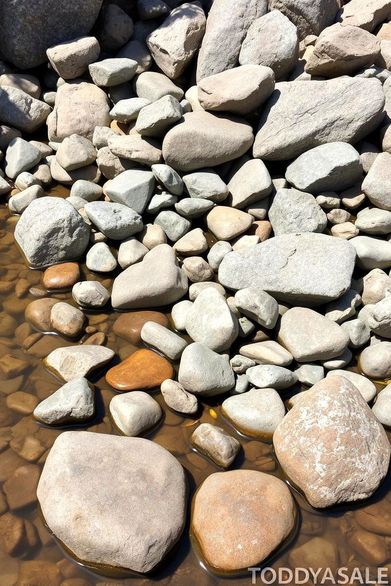 Natural Stone Beauty - 24 Pond Edging Ideas