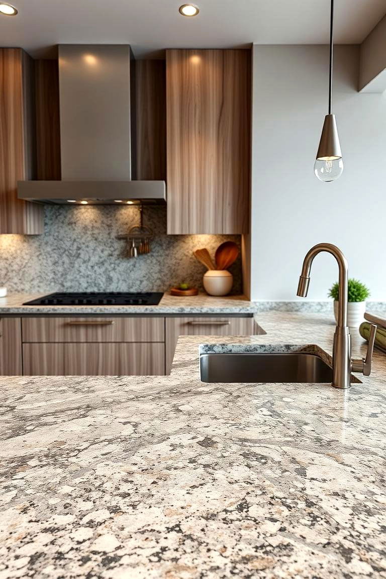 Natural Stone Countertops - 24 Greenhouse Kitchen Design Ideas