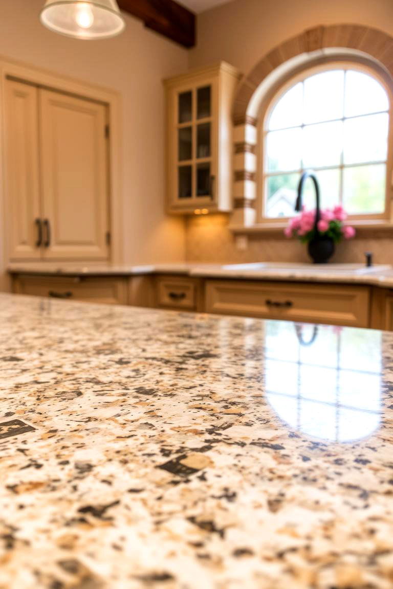 Natural Stone Countertops - 24 Tuscan Kitchen Design Ideas