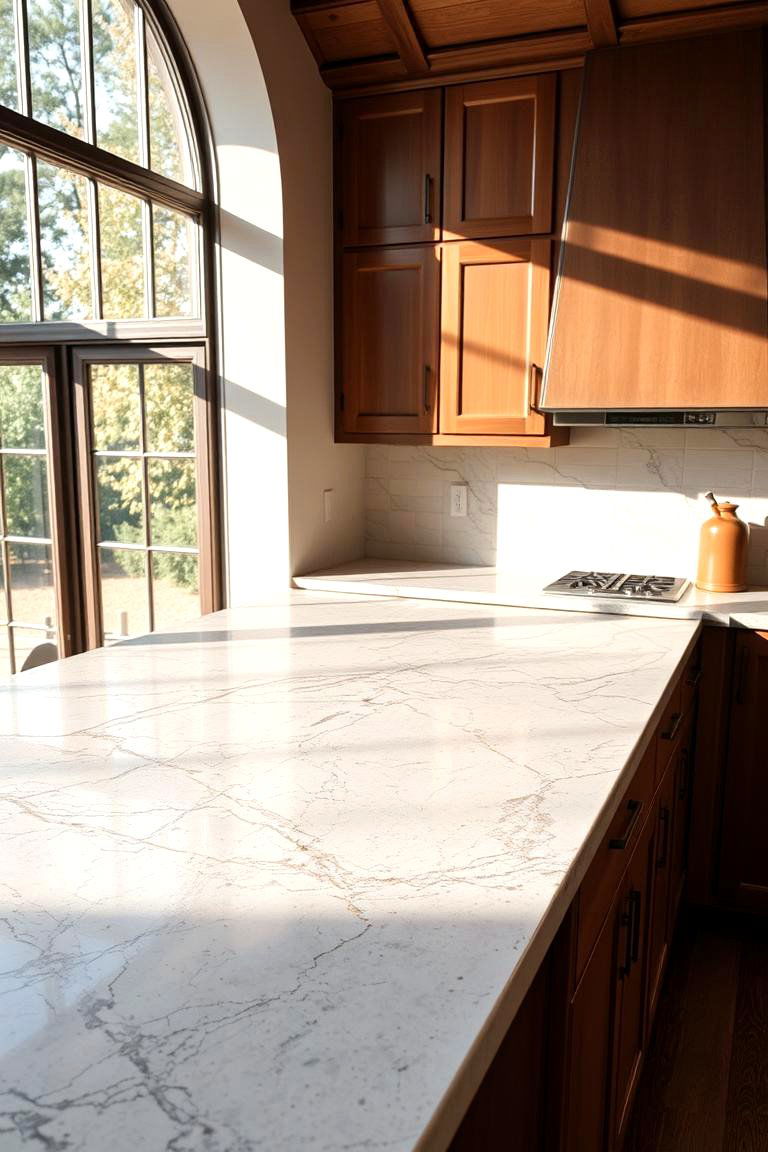 Natural Stone Countertops - 24 Country Kitchen Ideas