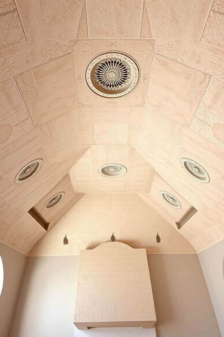 Natural Stone Finish - 24 Vaulted Ceiling Ideas