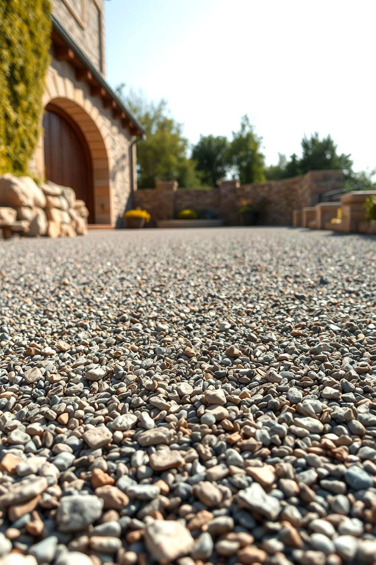 Natural Stone Gravel Border - 24 Gravel Driveway Edging Ideas