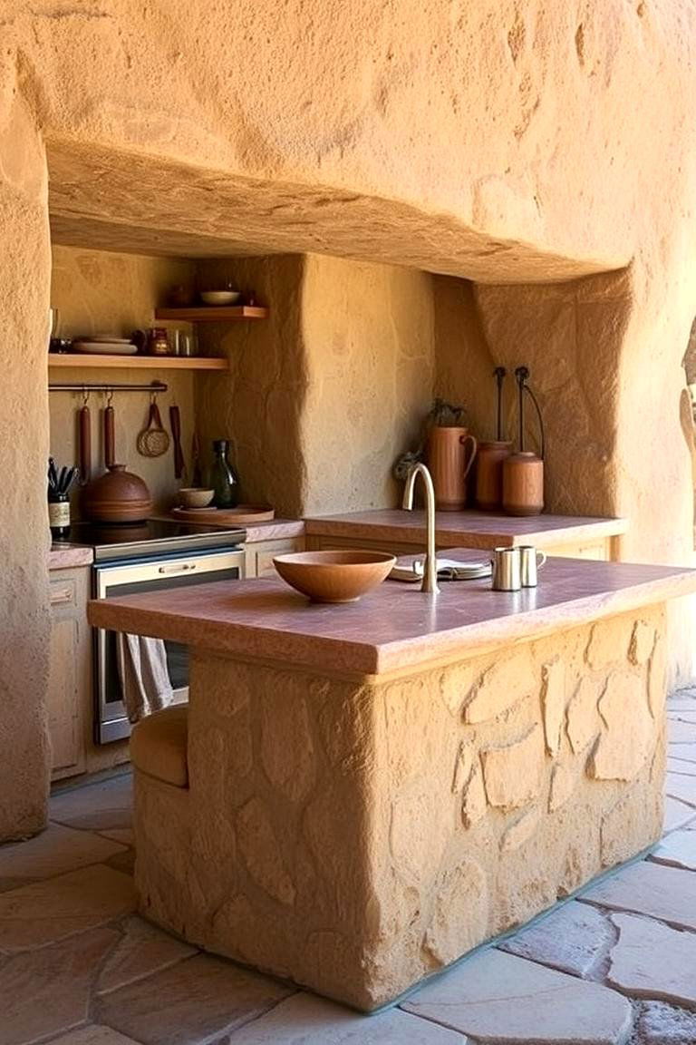 Natural Stone Mud Kitchen - 24 Mud Kitchen Ideas for Kids