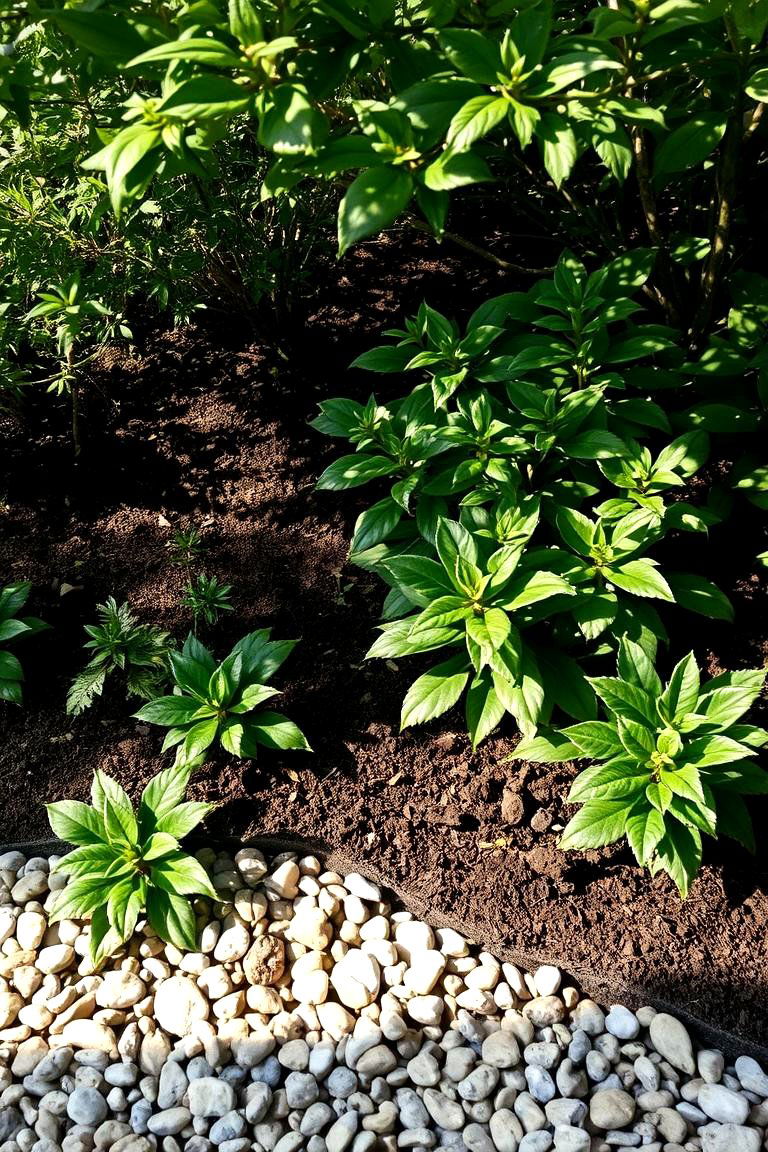 Natural Stone Mulch - 24 Shady Garden Ideas