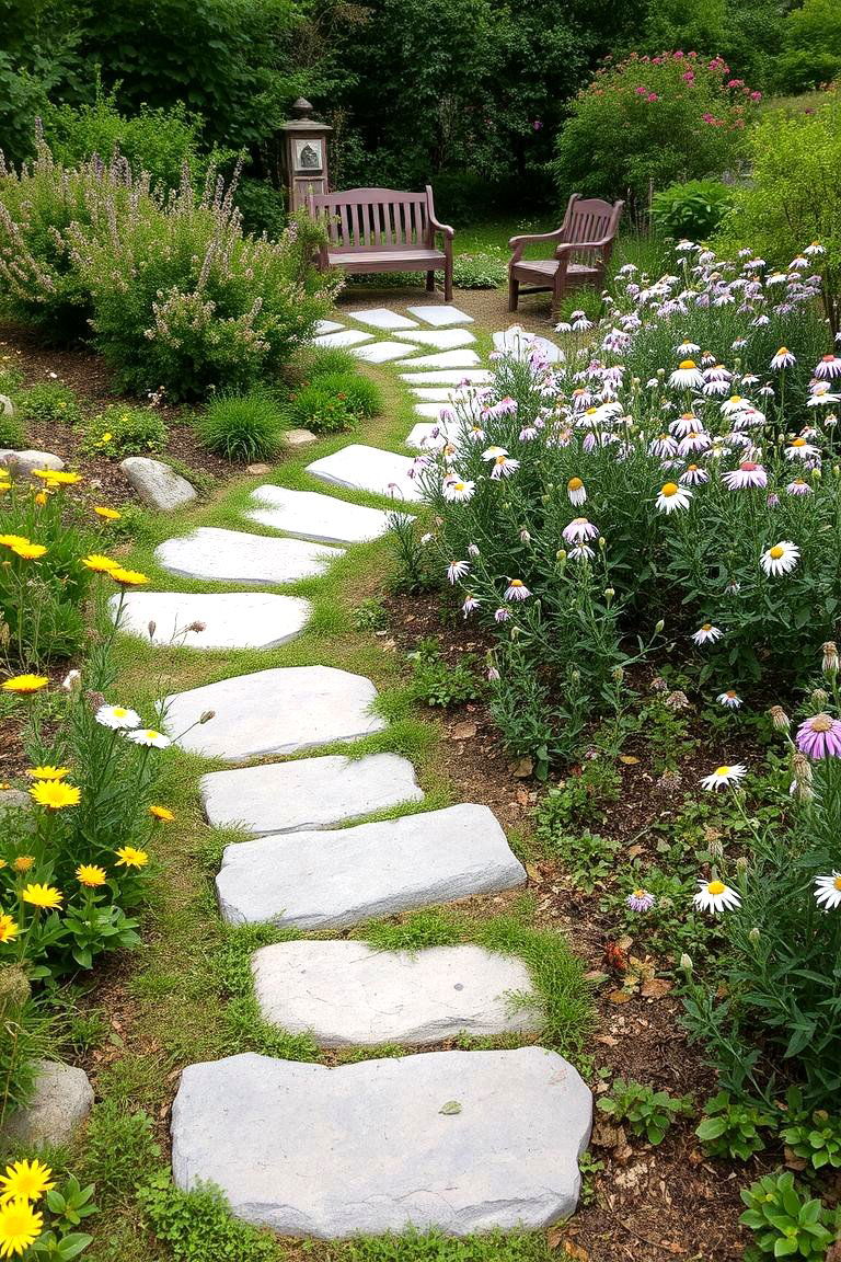 Natural Stone Pathways - 24 Outdoor Decor Ideas